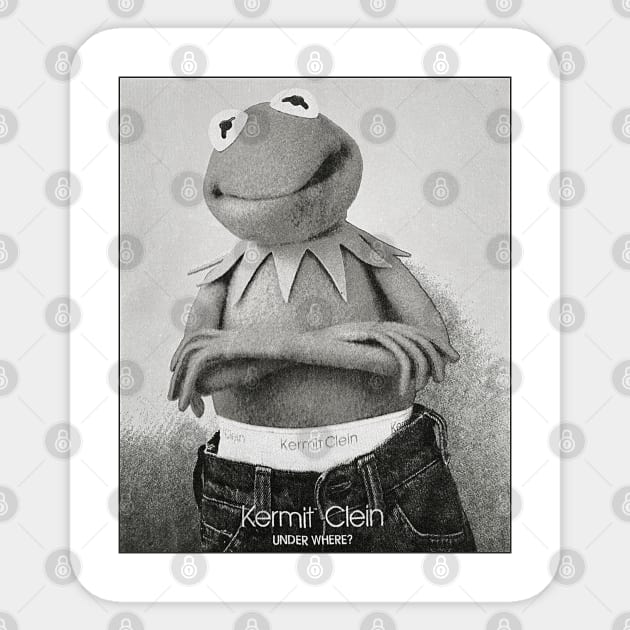 Kermit The Frog - Kermit Clein Sticker by nicklower